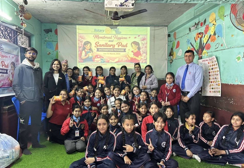 menstrual hygiene awareness and sanitary pad distribution program