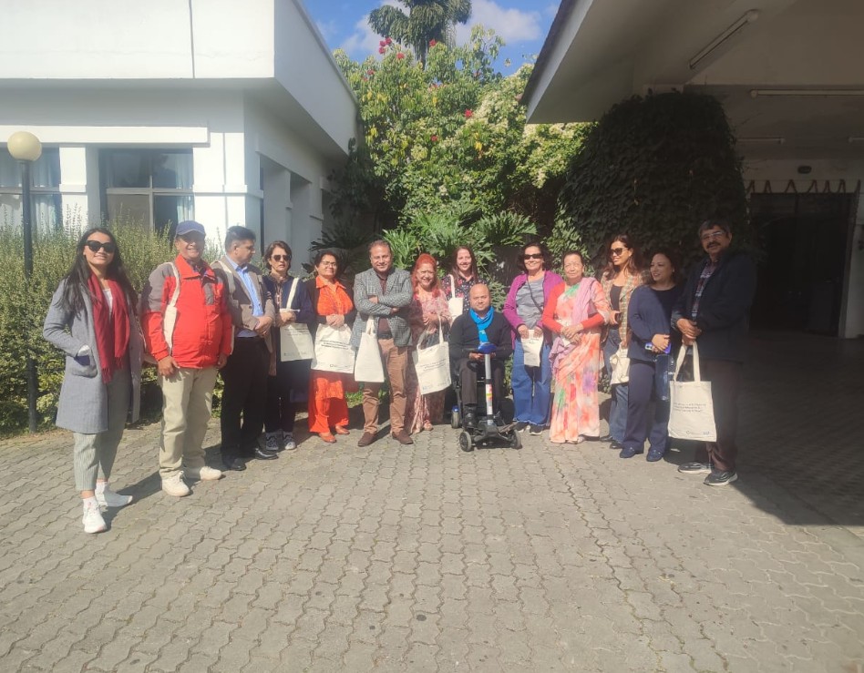 Donation at Spinal Injury Rehabilitation Center