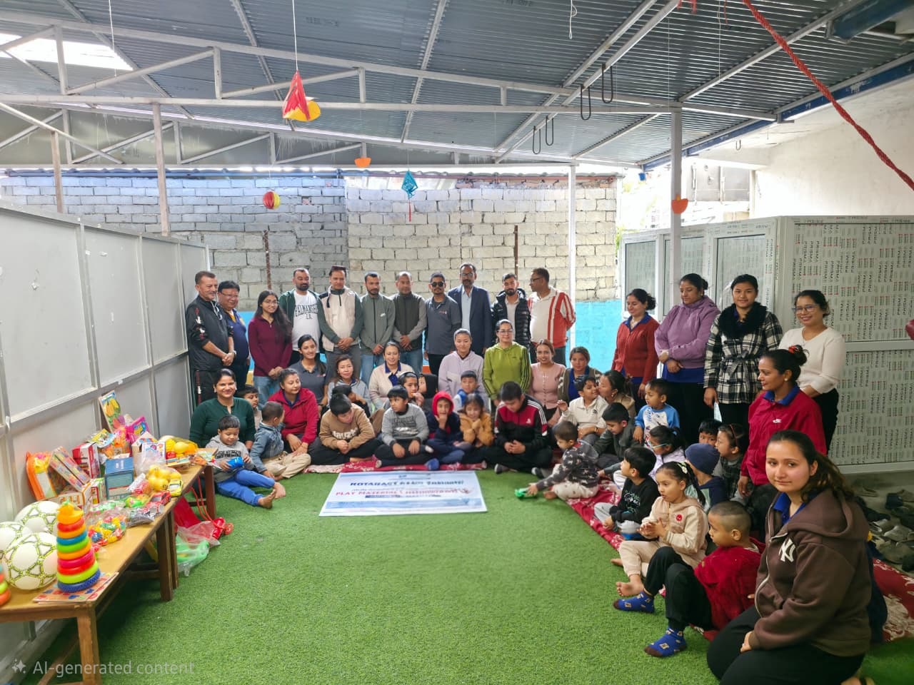 Play materials donated to Autism Center,  Makawanpur