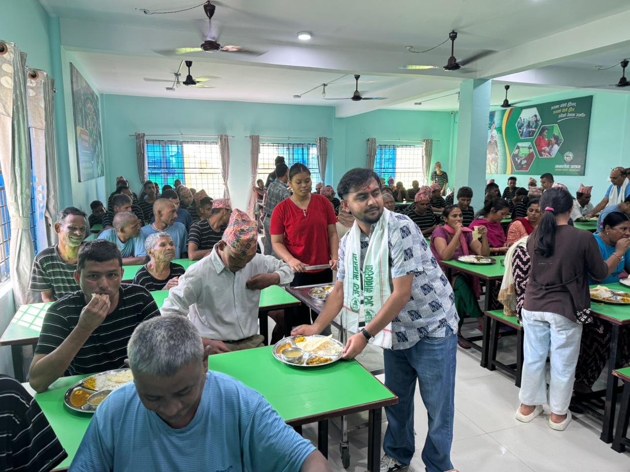 Food Distribution at Manavsewa Ashram